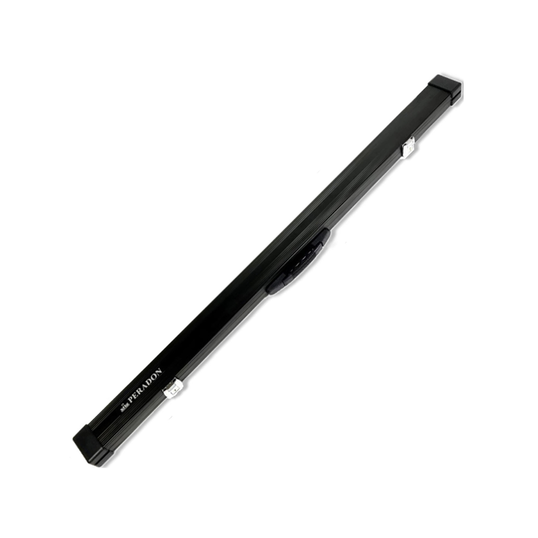 Peradon 3/4 Black Aluminium Snooker Pool Cue Case
