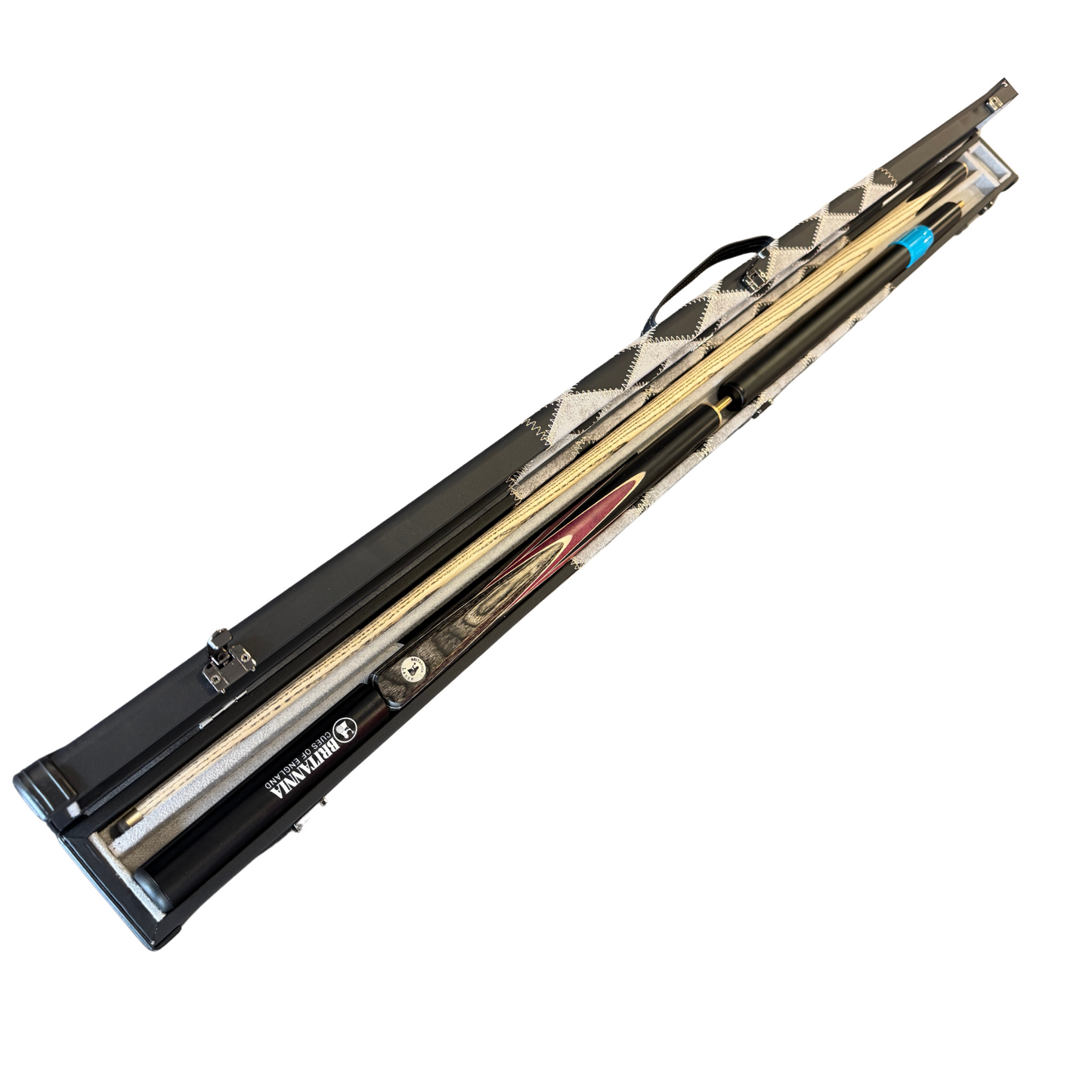 Britannia Lance 58" 3/4 Cue & Grey Britannia Diamond Case Set