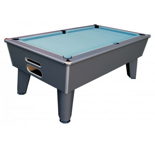 Optima Classic 7ft Pool Table - Midnight Grey with Grey Cloth