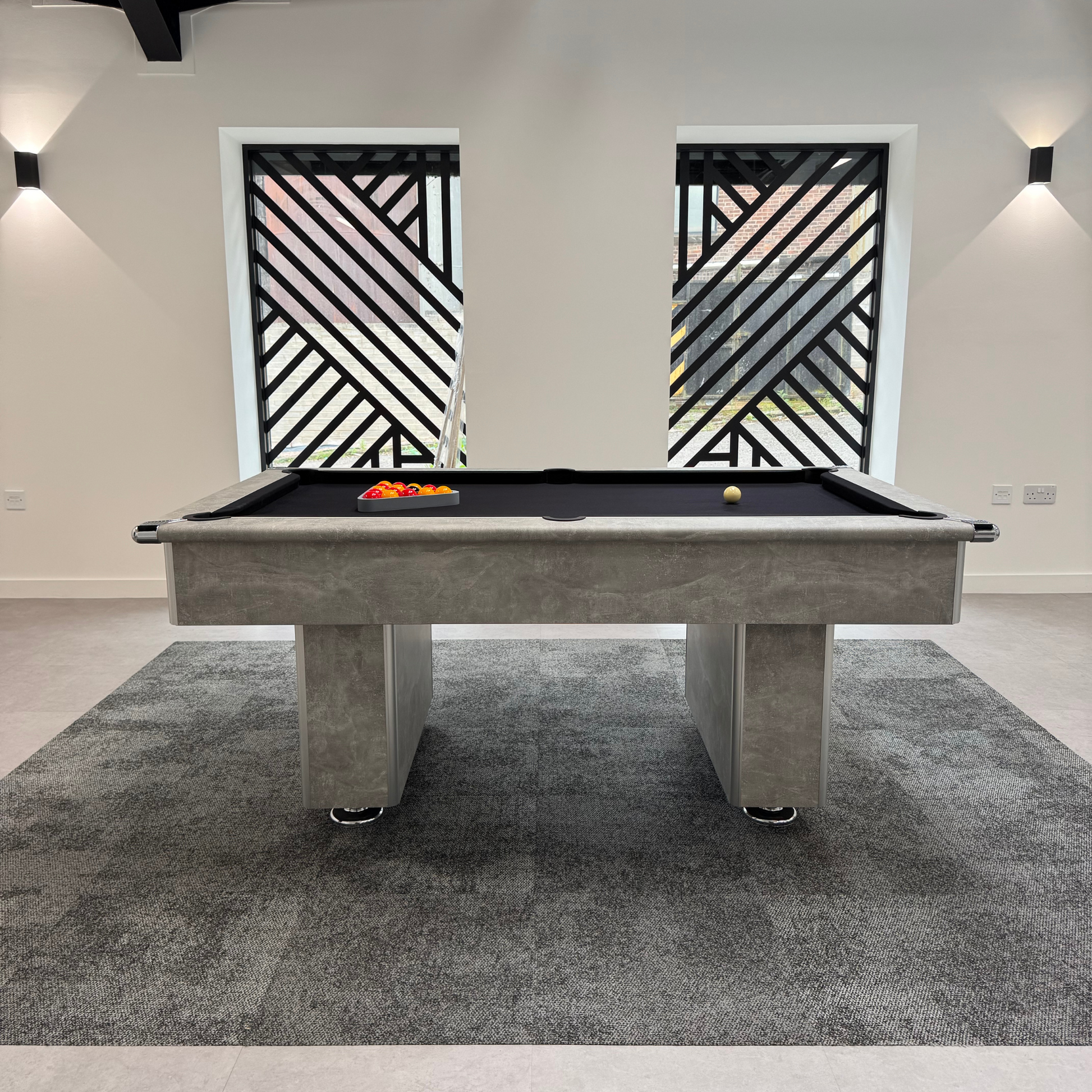 The Leyburn Pool Table - Italian Grey - 7ft