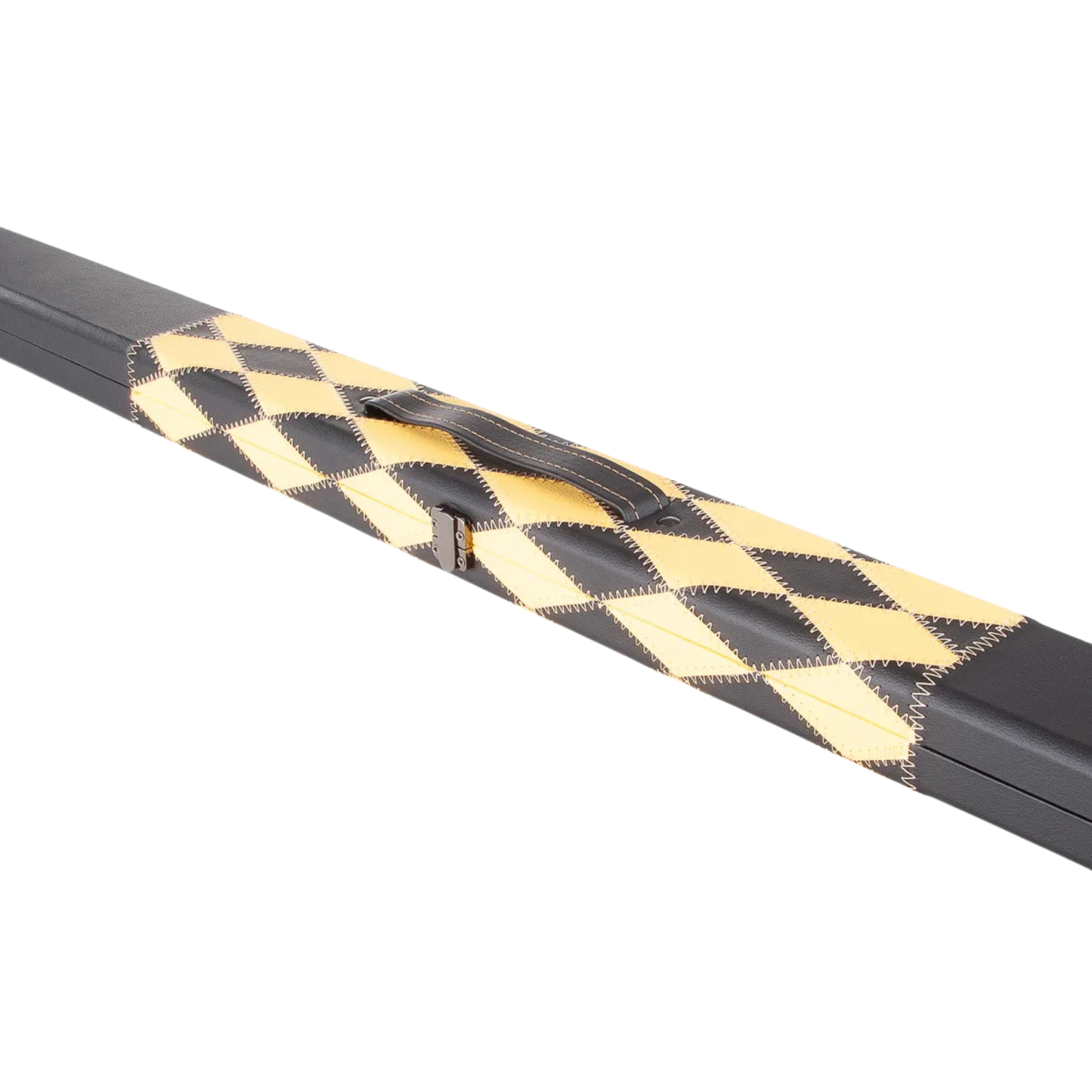 Britannia 3/4 Black & Yellow Diamond Cue Case