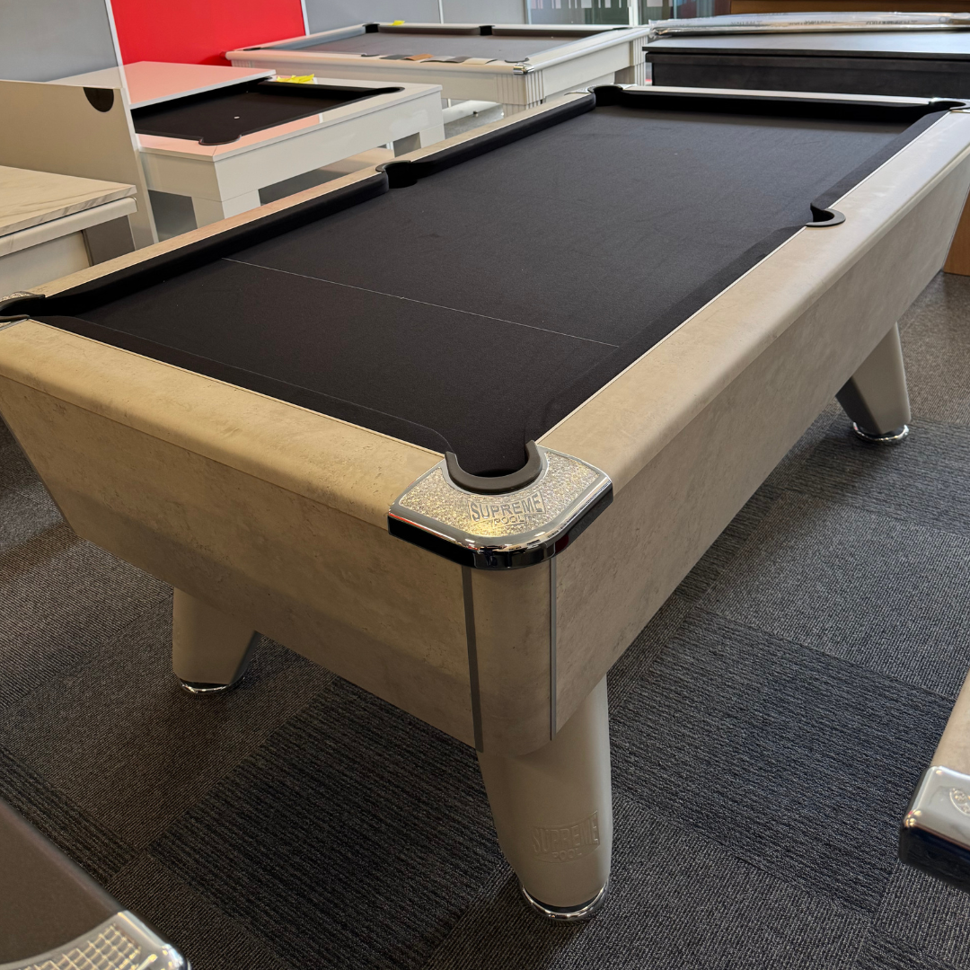 Supreme Winner Pool Table - Concrete - 7ft