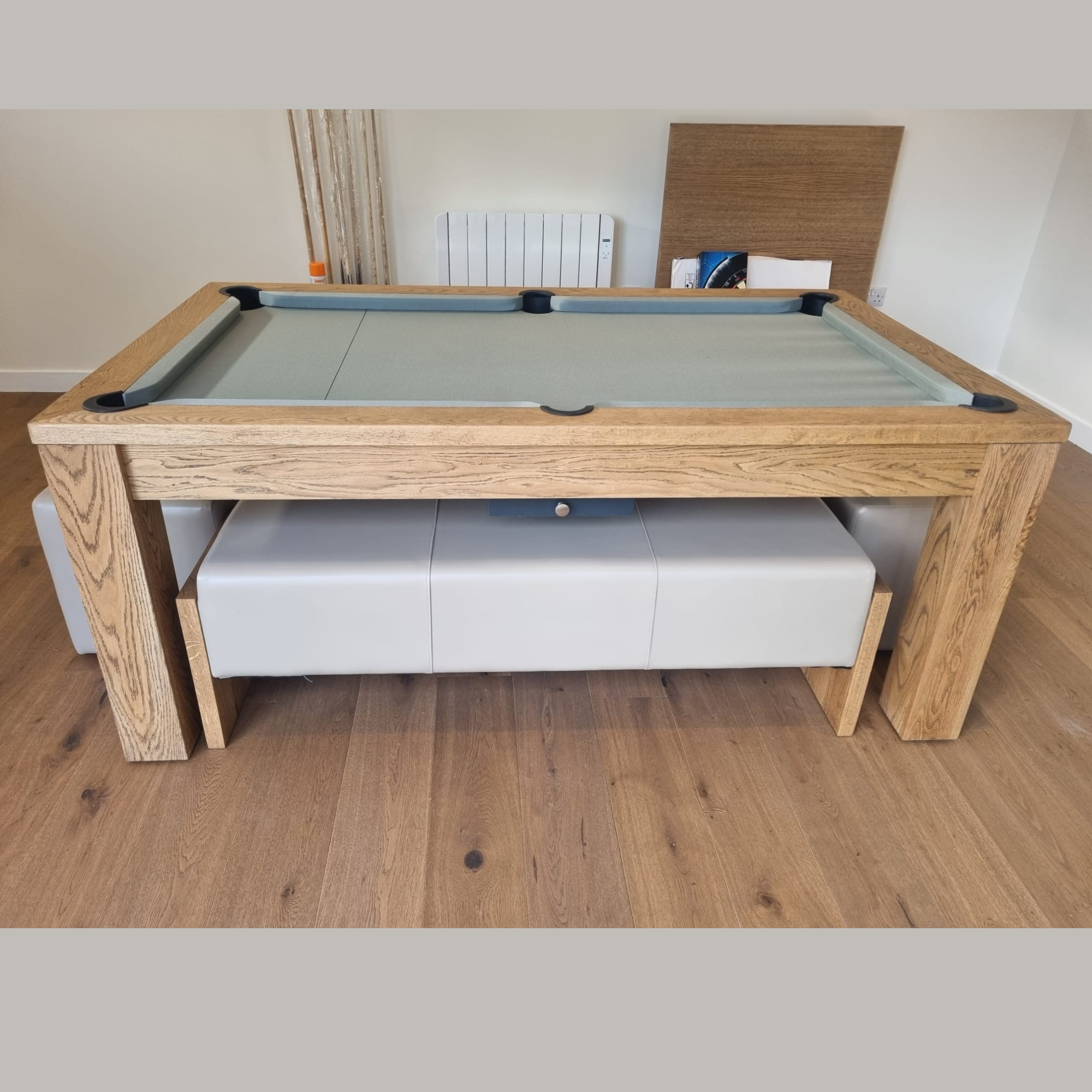 FMF Elixir Pool Dining Table - Rustic Oak