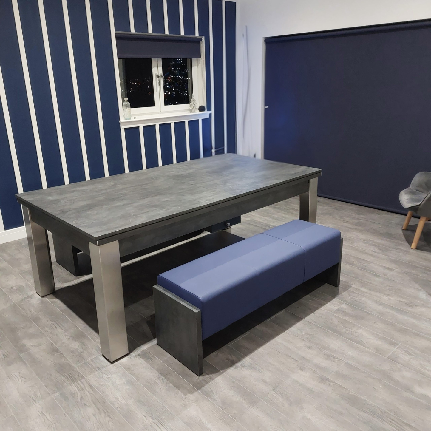 FMF Elixir Pool Dining Table - Anthracite