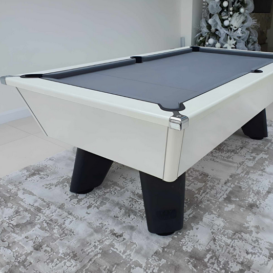 Cry Wolf Tournament Pool Table - White Edition