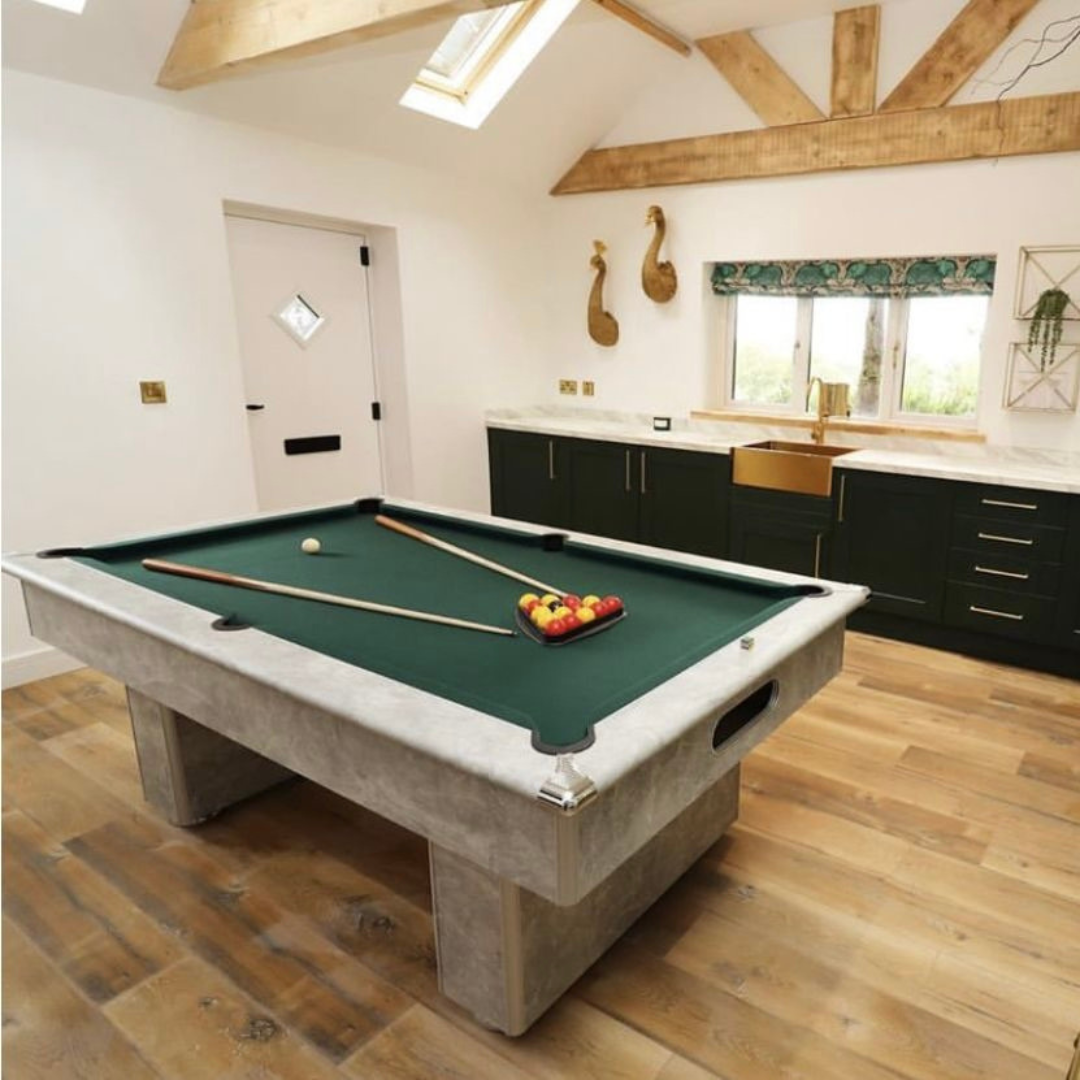 The Leyburn Pool Table - Italian Grey - 7ft