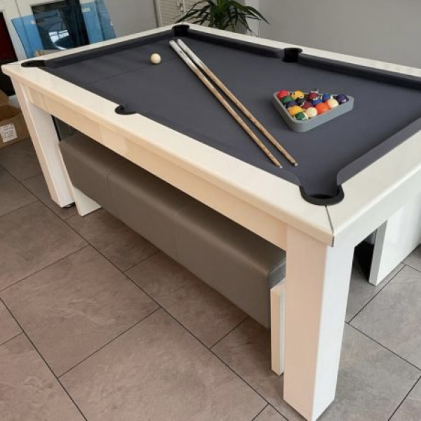 FMF Elixir Pool Dining Table - Gloss White