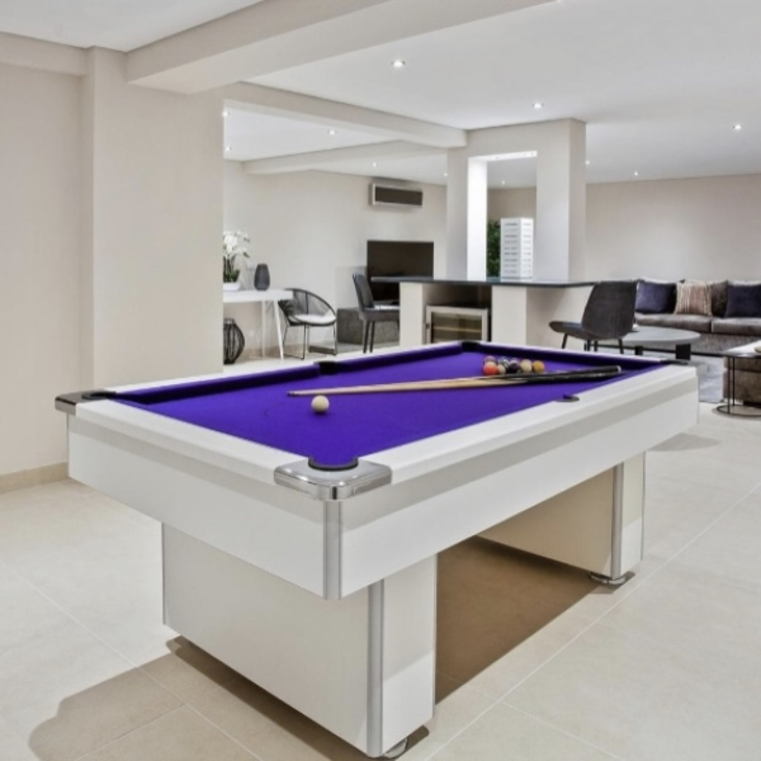 The Leyburn Pool Table - White