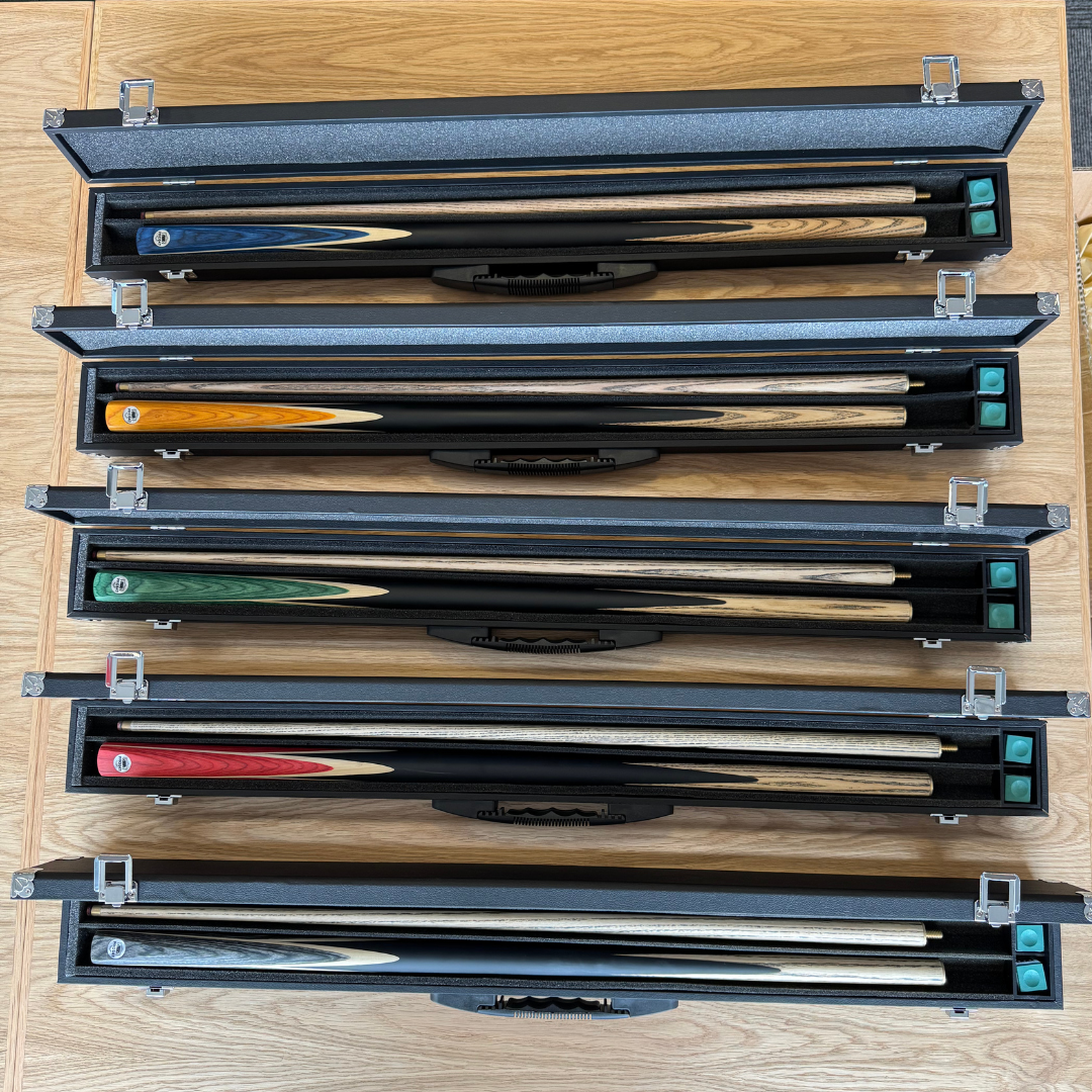 Pro 147 Windsor 2 Piece Ash Snooker Pool Cue and Case Set - 57inch 9.5mm Tip