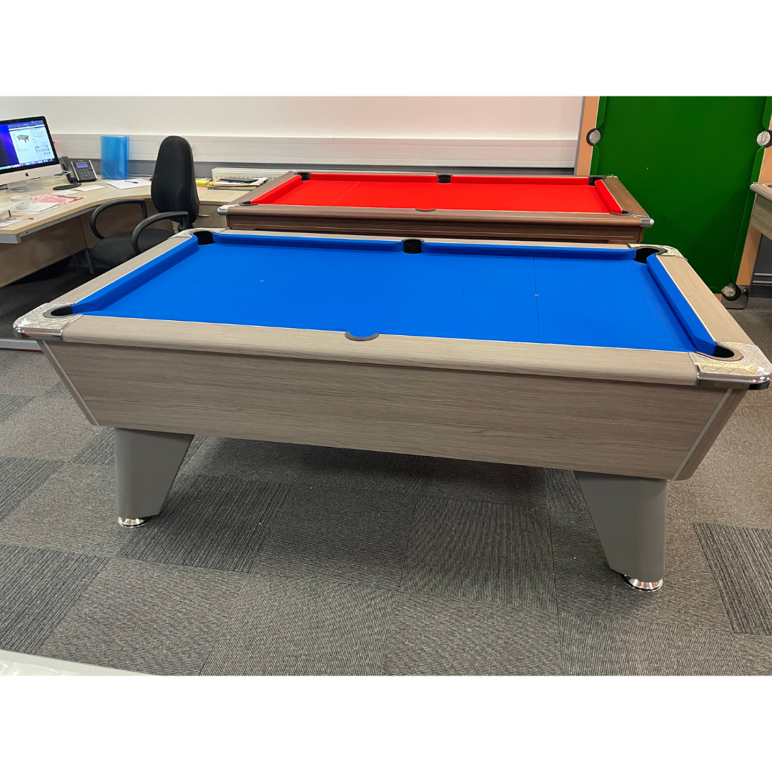 DPT Omega Pro Pool Table - Grey Oak