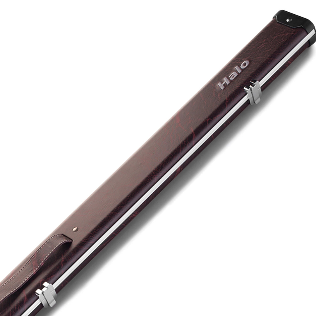 Peradon 3/4 Halo Cue Case - Black and Red Vein