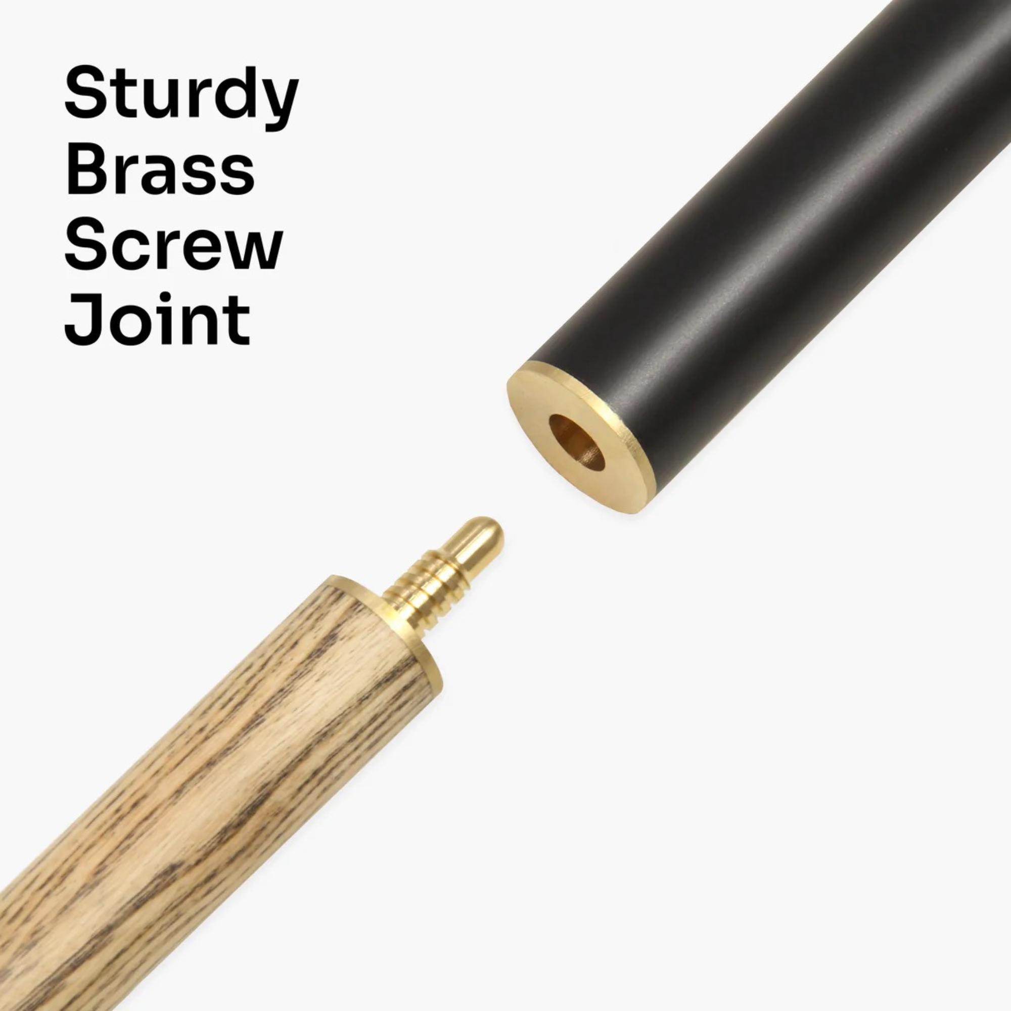 Jonny 8 Ball Junior COMBI Adjustable 5 Piece Ash Snooker Pool Cue - 48inch