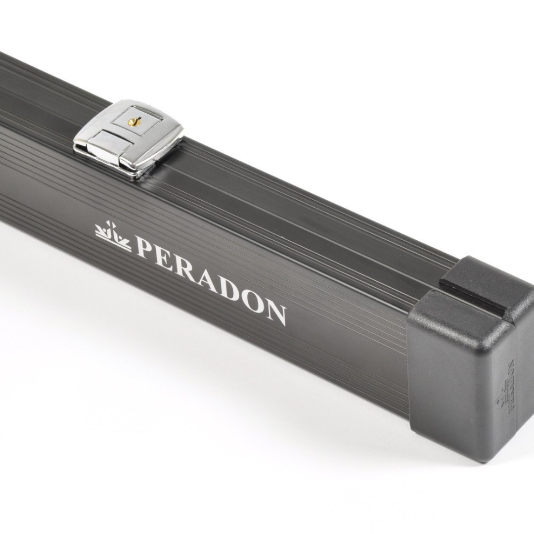 Peradon 3/4 Black Aluminium Snooker Pool Cue Case