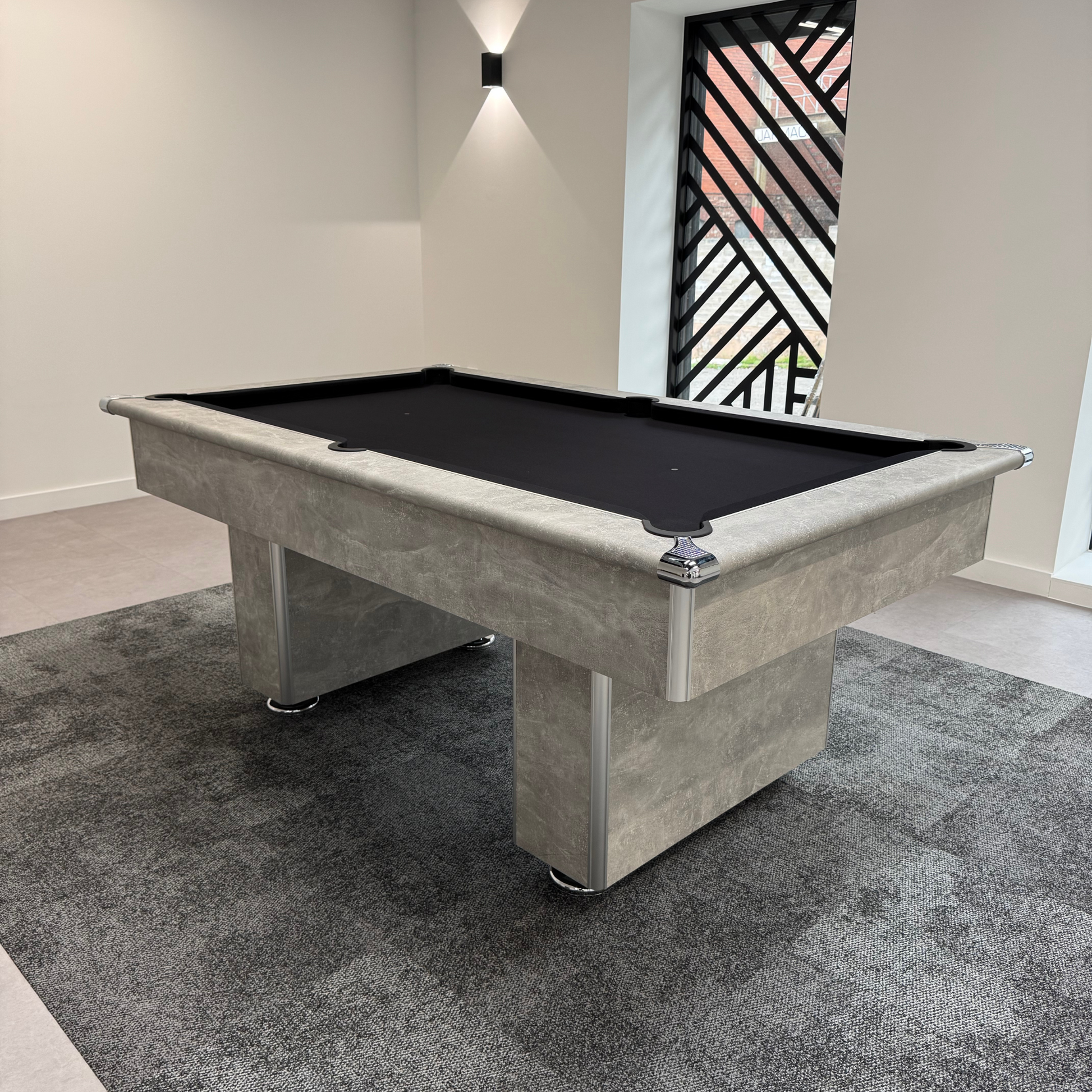 The Leyburn Pool Table - Italian Grey - 7ft