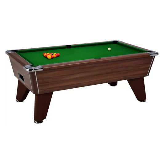 DPT Omega Pro Pool Table - Dark Walnut