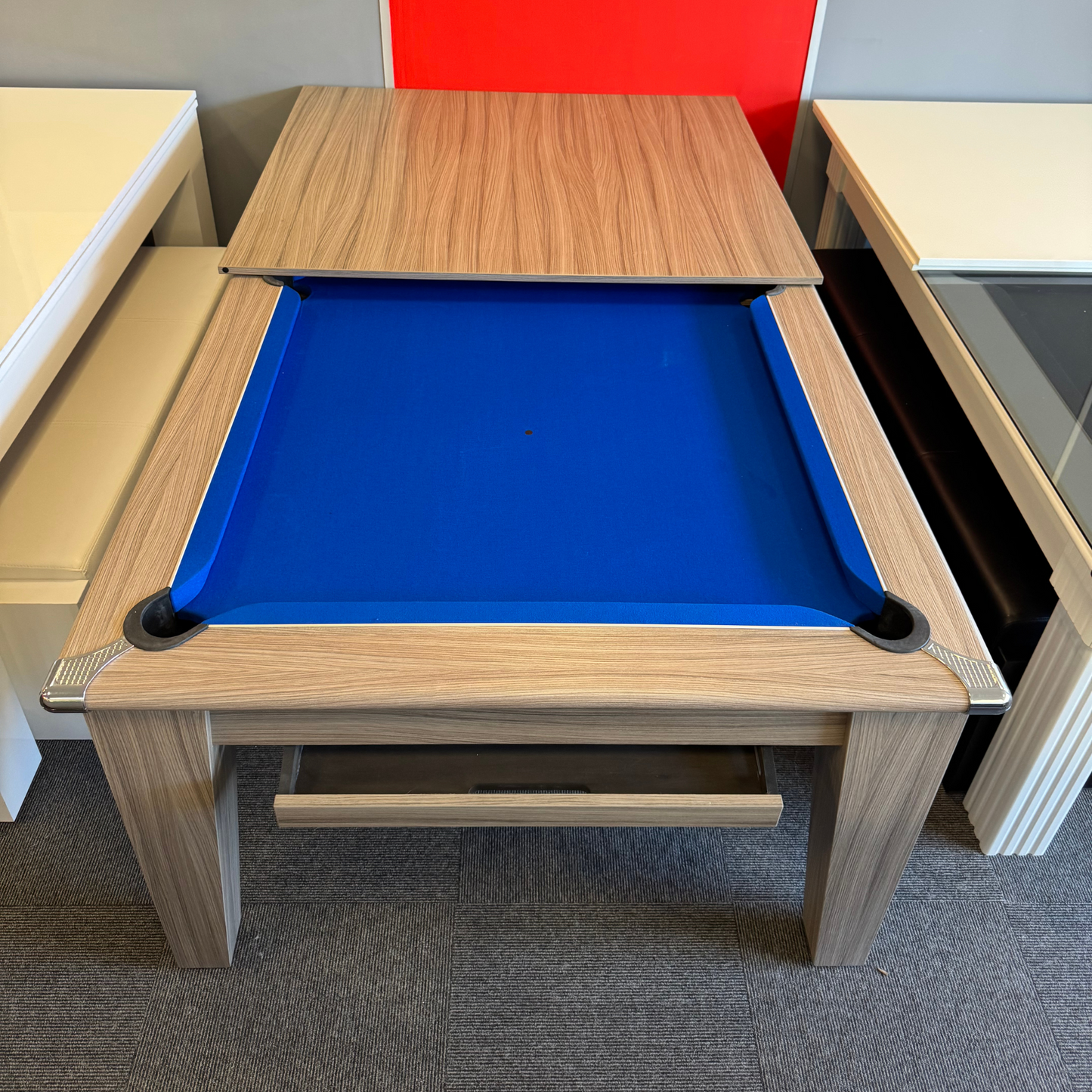 The Richmond Pool Dining Table - Driftwood
