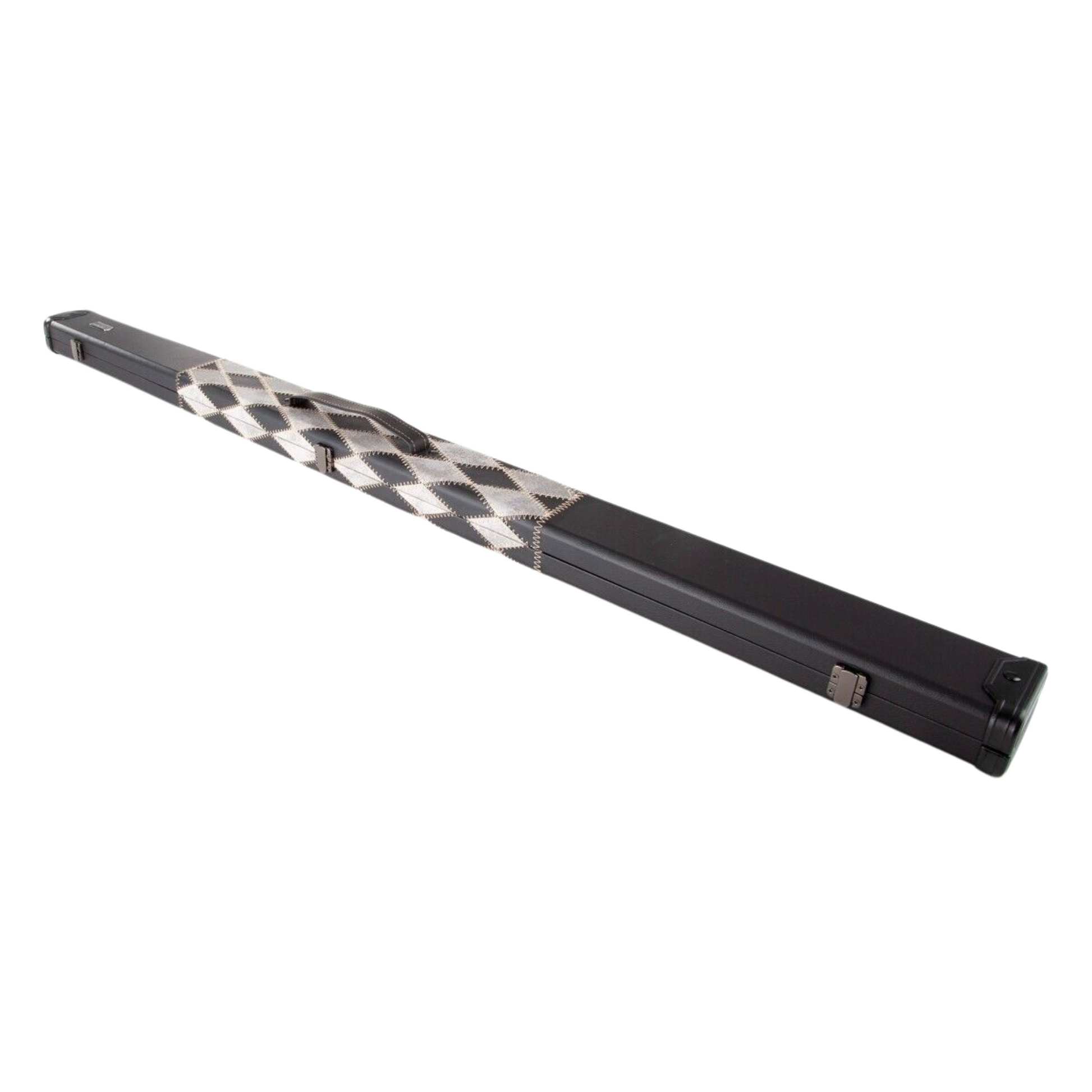 Britannia Black & Grey Diamond 3/4 Jointed Pool/Snooker Cue Case