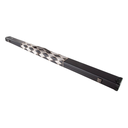 Britannia Black & Grey Diamond 3/4 Jointed Pool/Snooker Cue Case