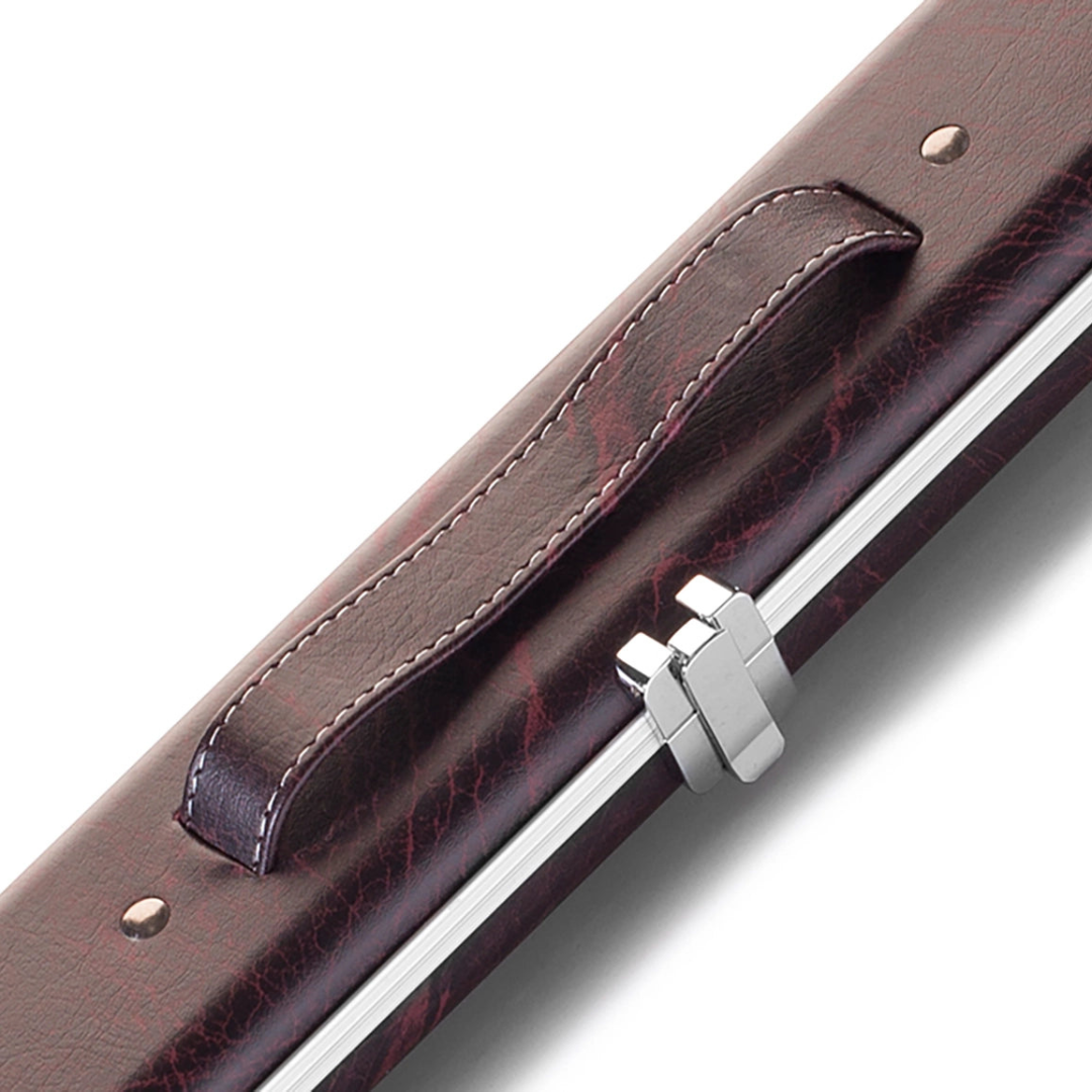 Peradon 3/4 Halo Cue Case - Black and Red Vein