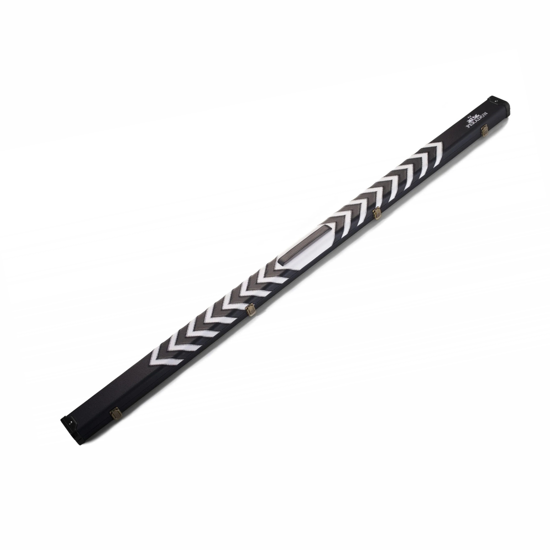 Peradon 3/4 Clubman Cue Case - White & Black Arrows
