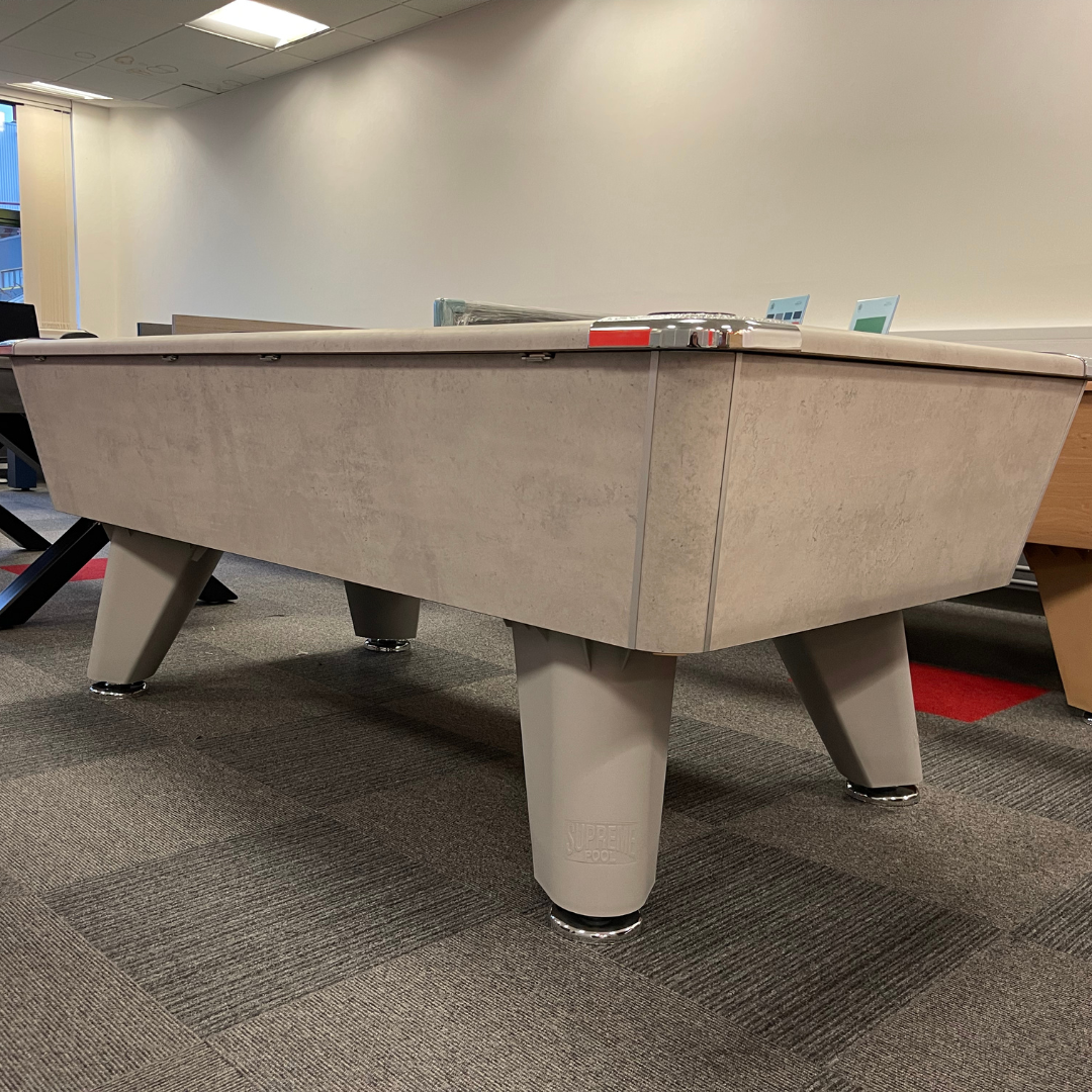 Supreme Winner Pool Table - Concrete - 7ft
