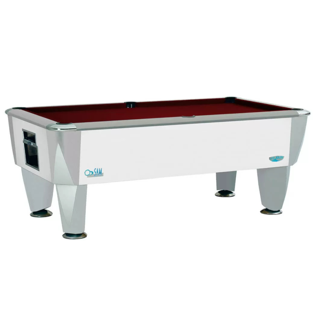 SAM Atlantic Champion Pool Table - Matt White