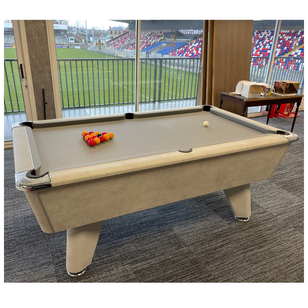 Supreme Winner Pool Table - Concrete