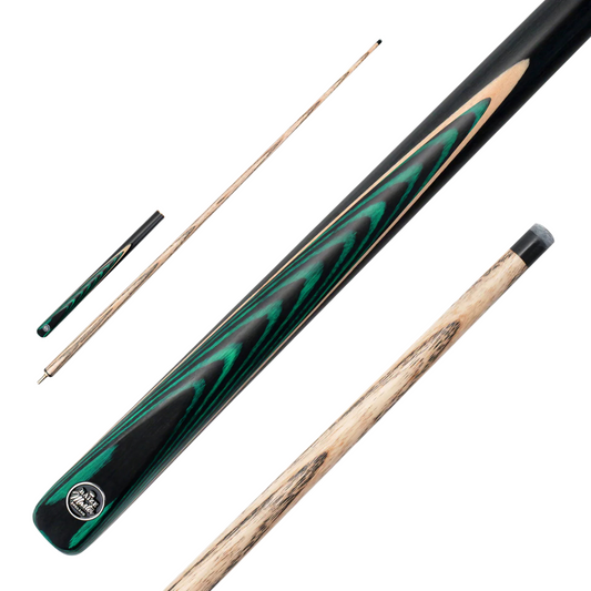 Baize Master Green Crusher 57 Inch ¾ Joint English Pool Break Cue - 11mm Tip – For Breaking Only