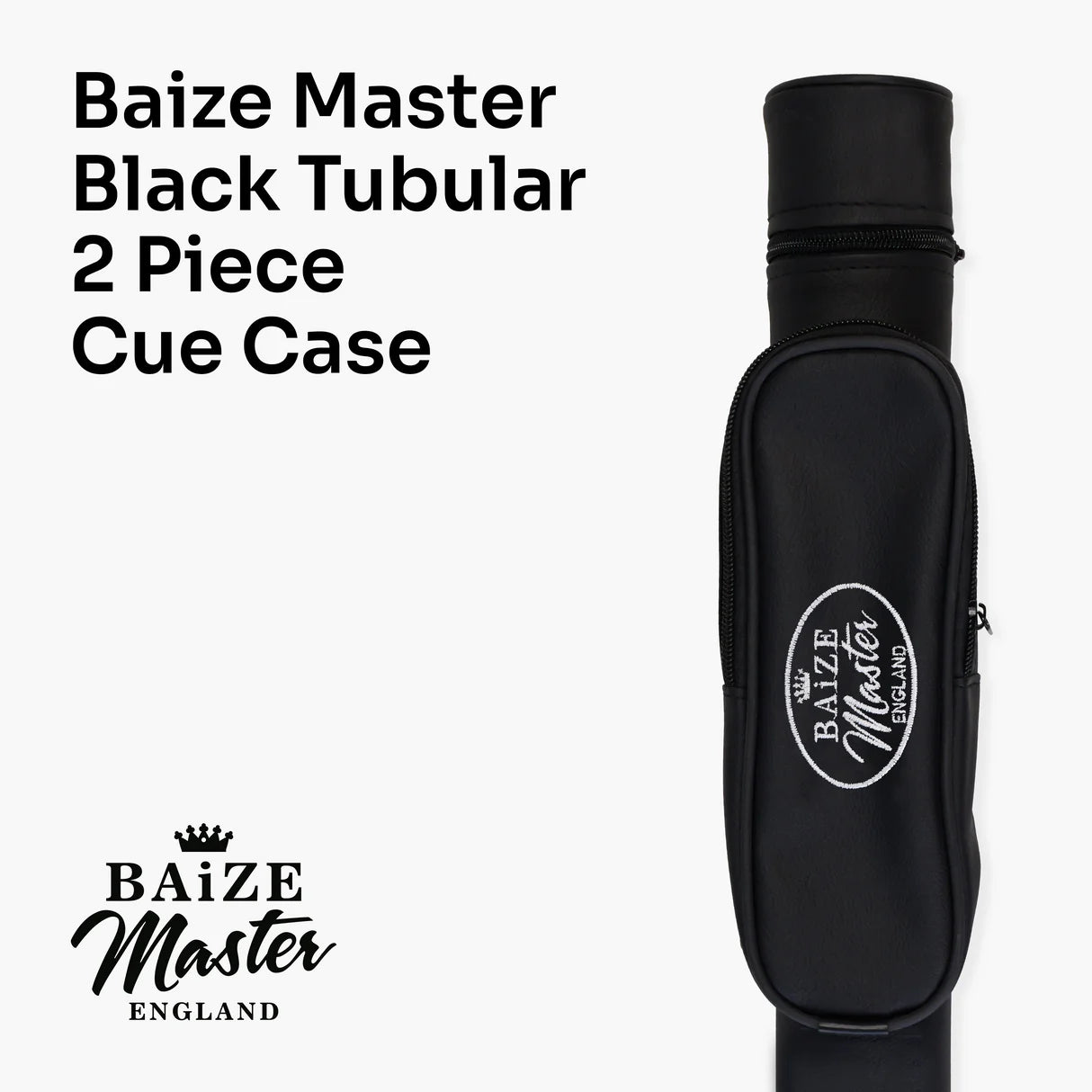Baize Master Tubular Snooker Pool Cue Case - 2 Piece Cues