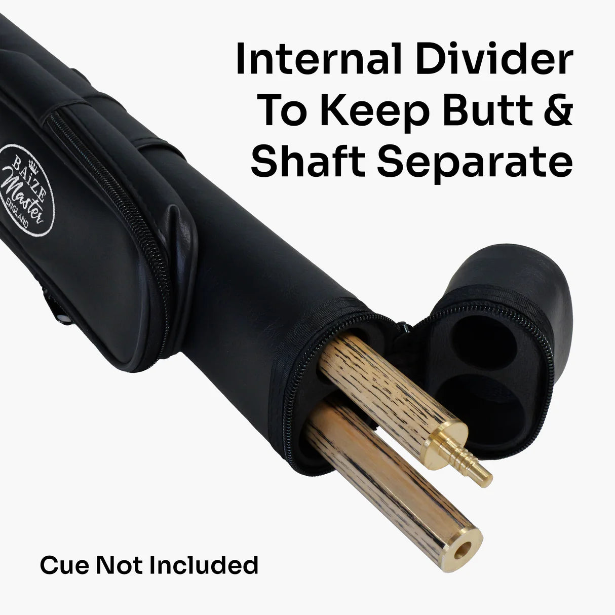 Baize Master Tubular Snooker Pool Cue Case - 2 Piece Cues