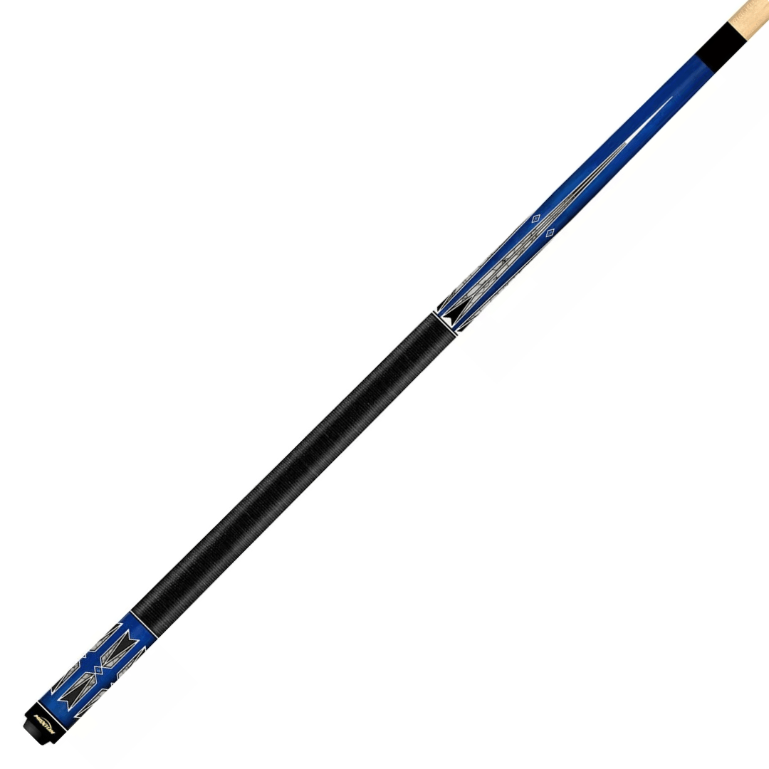 Maxton Mercury American Pool Cue No.3 - Blue – The Yorkshire Cue