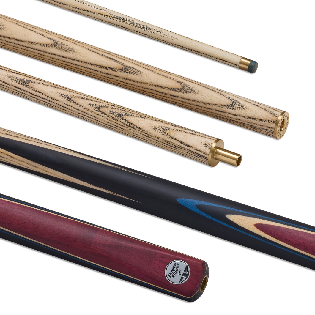 PowerGlide VI Tournament Centre Joint Snooker Pool Cue - 57" - 9.5mm Tip