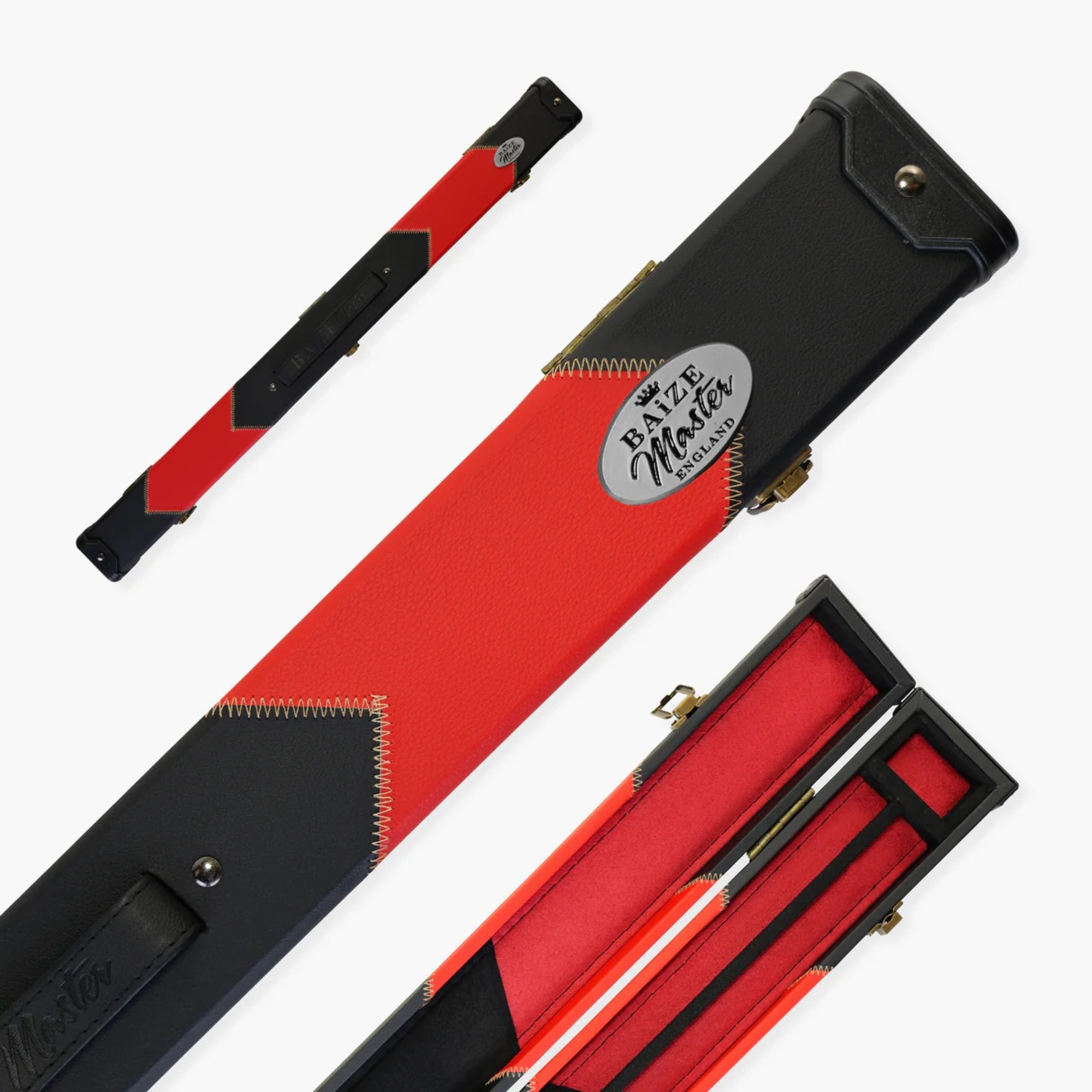 Baize Master Deluxe ARROW 2-Piece Snooker/Pool Cue Case - 8 Colours