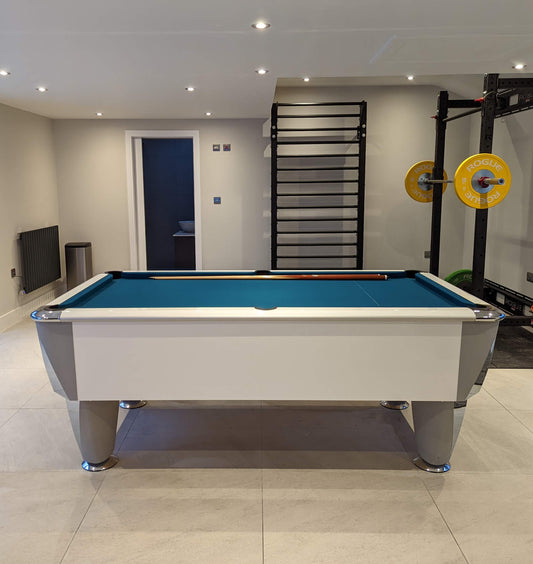 SAM Atlantic Champion Pool Table - Gloss White