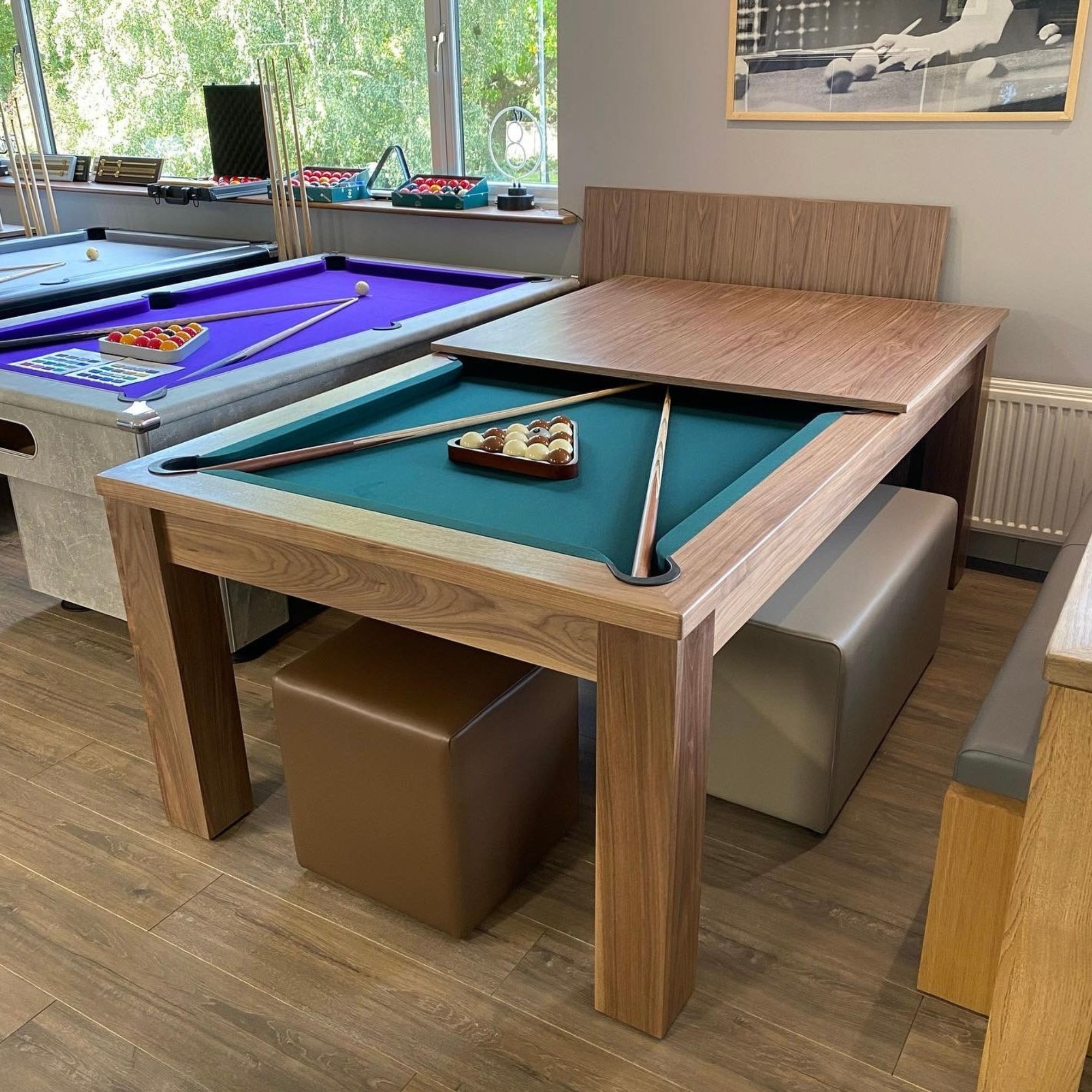 FMF Elixir Pool Dining Table - Walnut