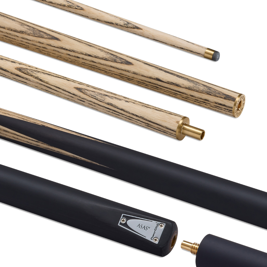 PowerGlide ASAS Centre Joint Snooker Pool Cue - 57" - 9.5mm Tip