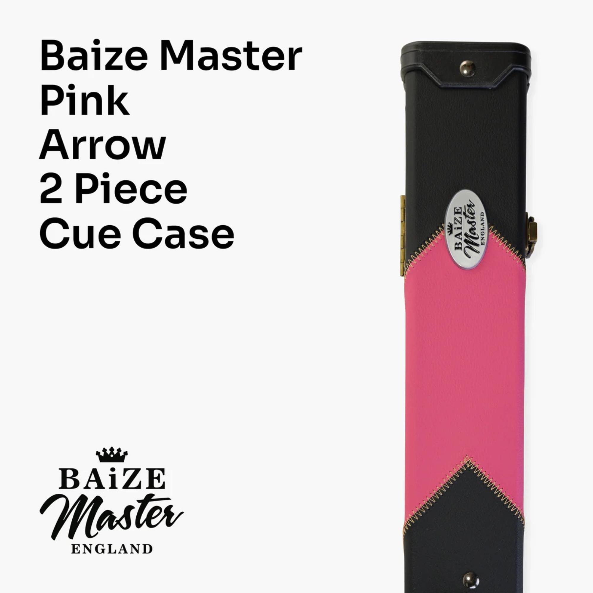 Baize Master Deluxe ARROW 2-Piece Snooker/Pool Cue Case - 8 Colours