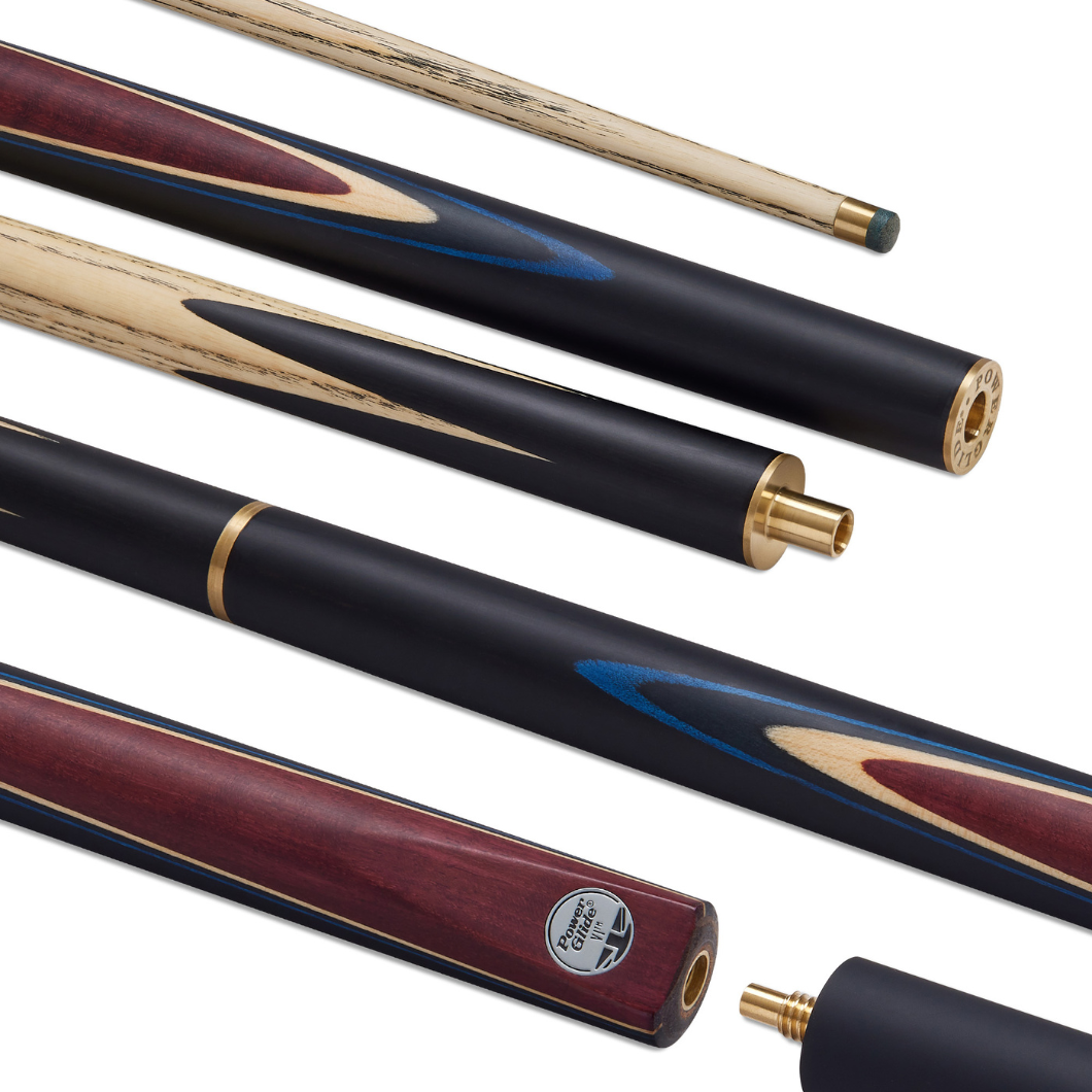PowerGlide VI Tournament Snooker 3/4 Joint Snooker Pool Cue - 57" - 9.5mm