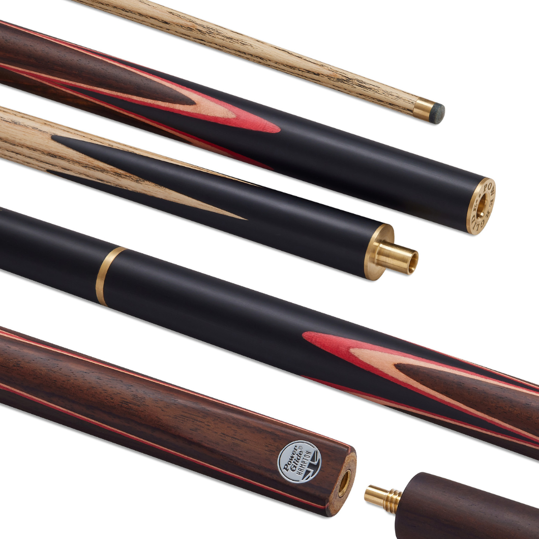 PowerGlide Hampton Snooker 3/4 Joint Snooker Pool Cue - 57" - 9.5mm