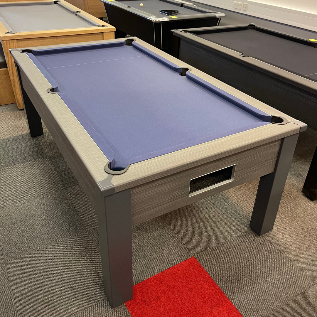 FMF Spirit Tournament Pool Table - Metallic Graphite Grey - 7ft