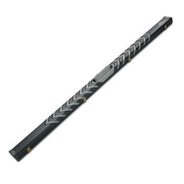 Peradon Clubman One Piece Cue Case – Black with Grey Arrow