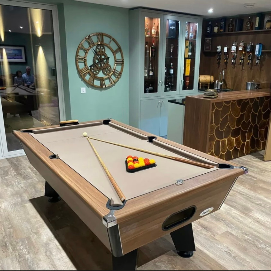 Cry Wolf Tournament Pool Table - Dark Walnut Edition