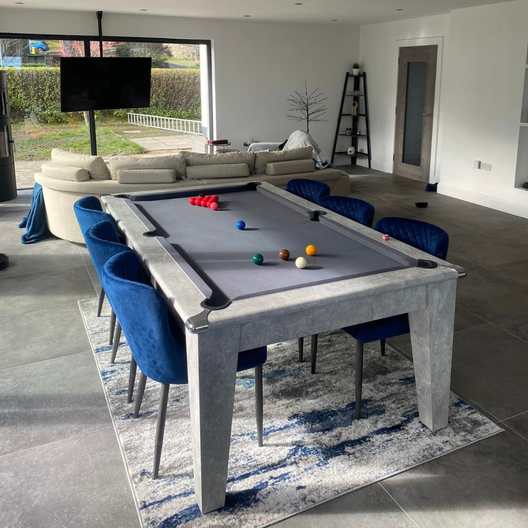 The Richmond Pool Dining Table - Italian Grey