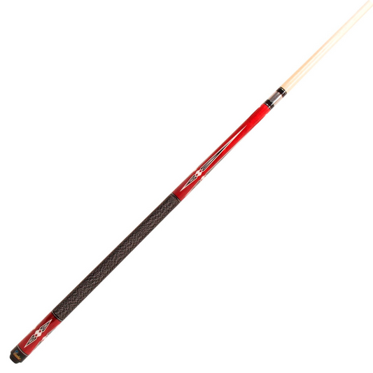 Piranha SII American Pool Cue No. 4 – 58″ Two-Piece Maple Cue with Laperti Tip & Stainless Steel Joint