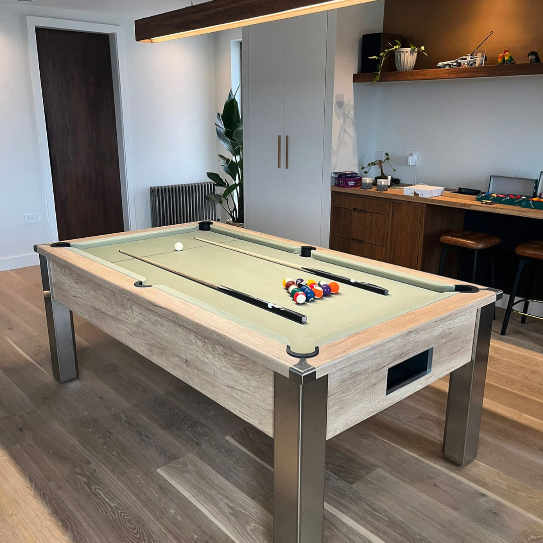 FMF Spirit Pool Table - Nebraska Oak