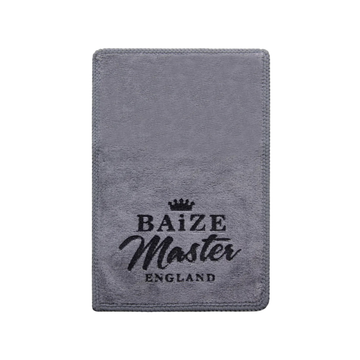 Baize Master Grey Microfibre Snooker & Pool Cue Towel