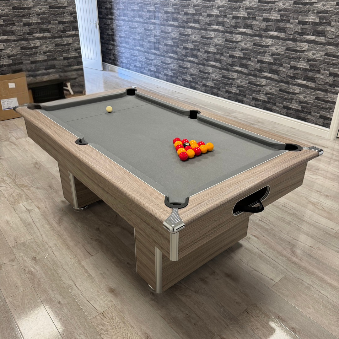 The Leyburn Pool Table - Driftwood