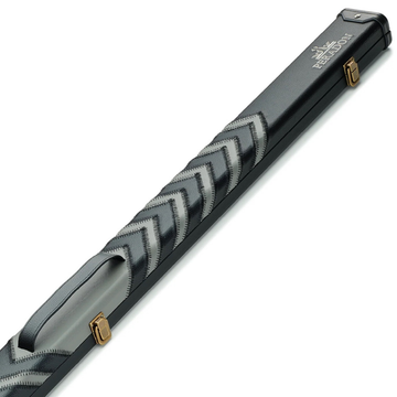 Peradon Clubman 3/4 Cue Case – Black with Grey Arrow