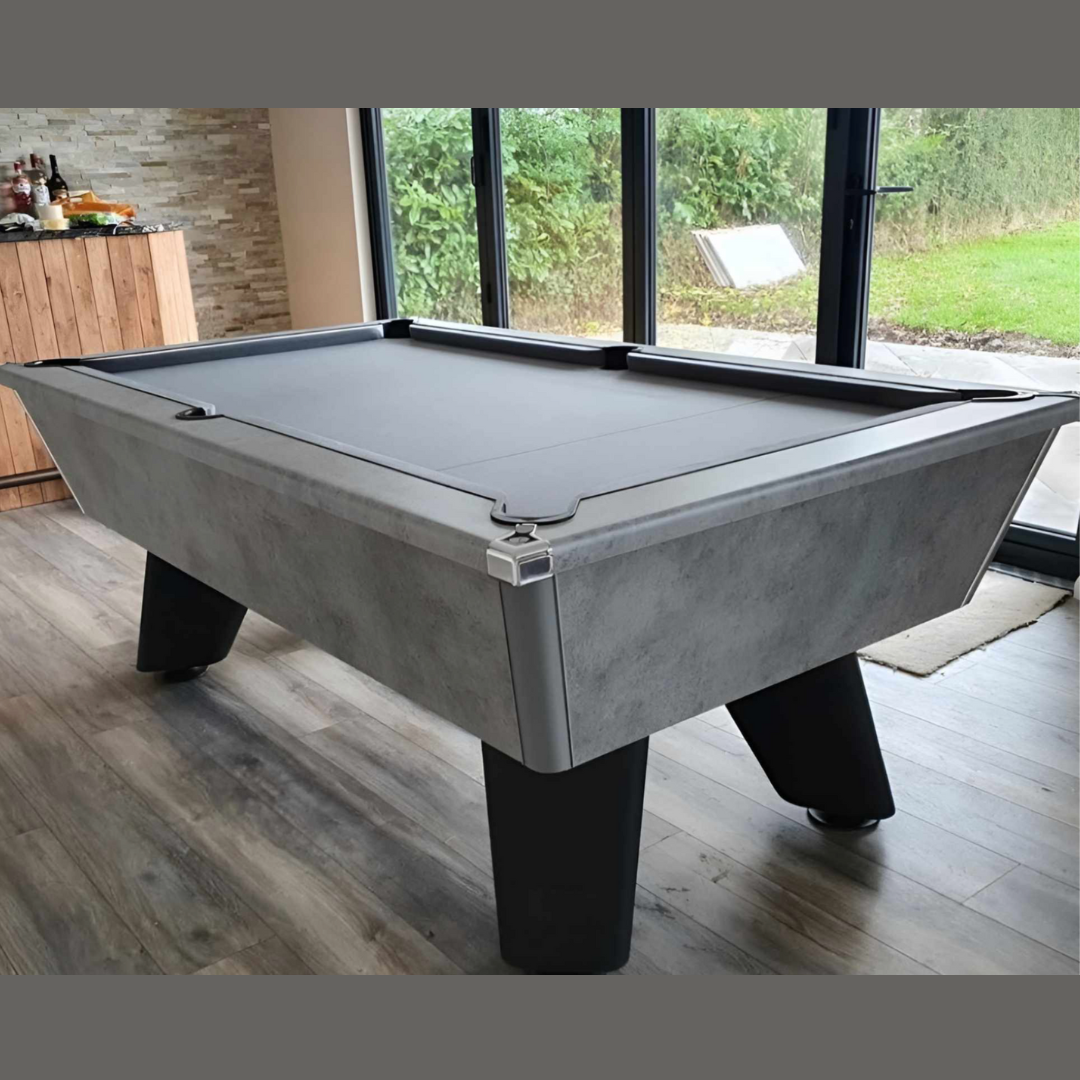 Urban Grey Cry Wolf Pool Table - Grey Cloth - 7ft