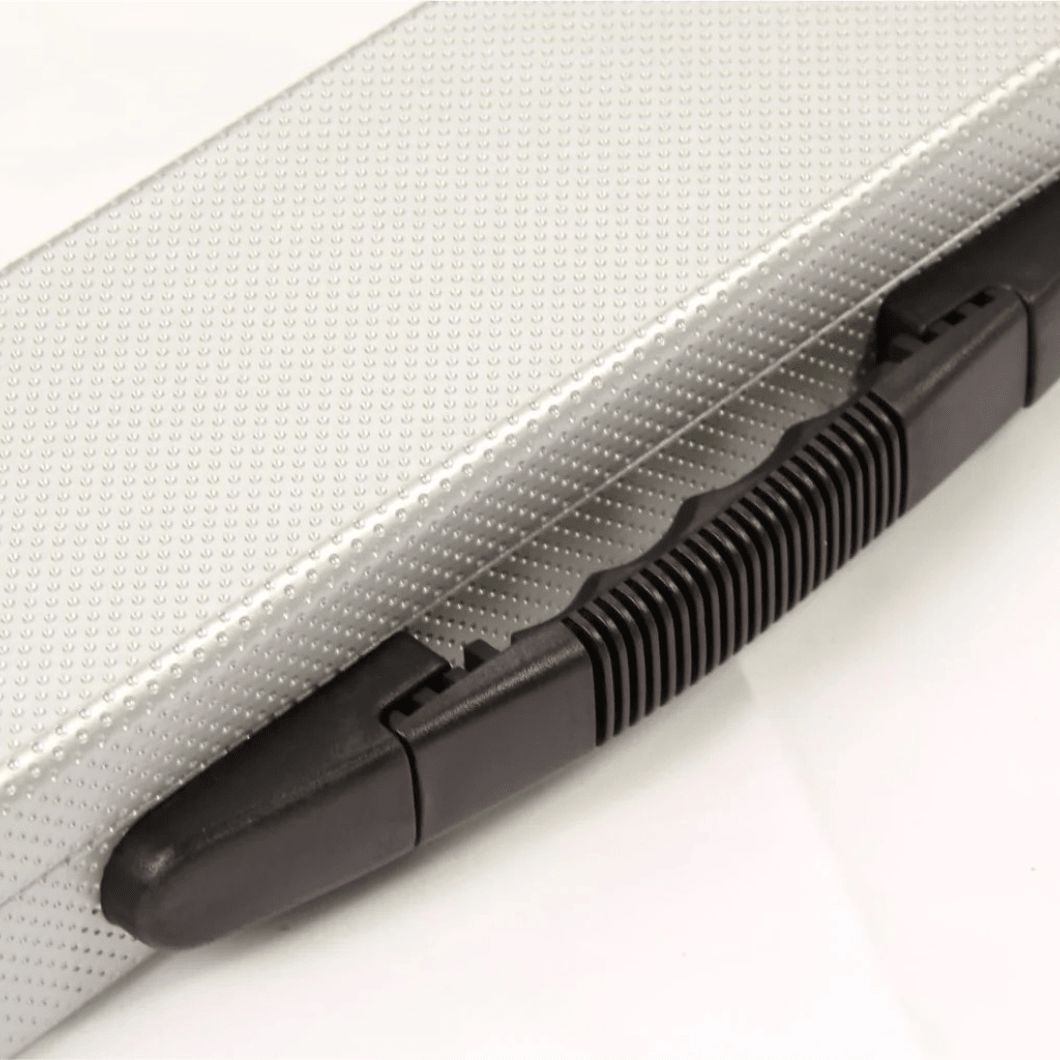 2 Piece Silver Snooker Pool Cue Case - Reinforced Corners